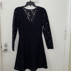 H&M lace dress black size 2